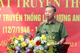 Đại tướng Tô Lâm: Xây dựng lực lượng An ninh Nhân dân xứng đáng là 'bảo kiếm' của Đảng