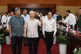 Tổng Bí thư làm việc với lãnh đạo chủ chốt tỉnh Lạng Sơn
