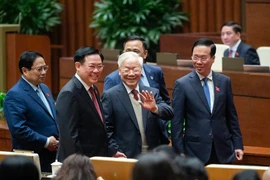 Hình ảnh Tổng Bí thư Nguyễn Phú Trọng tại phiên khai mạc kỳ họp bất thường của Quốc hội