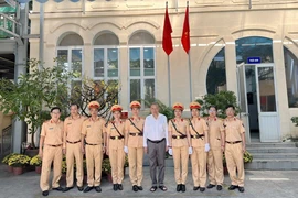 Bộ trưởng Tô Lâm thăm Đội Tuần tra dẫn đoàn, Phòng CSGT Công an TP.HCM