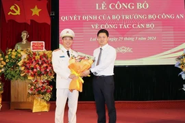 Trưởng Phòng Điều tra các tội phạm khác của Cục An ninh điều tra làm Phó Giám đốc Công an tỉnh Lai Châu