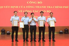 Bản tin nhân sự: Thanh tra Chính phủ điều động, bổ nhiệm nhiều vị trí lãnh đạo; Nhà Xuất bản Giáo dục Việt Nam có tân tổng giám đốc