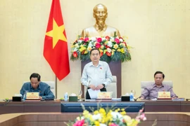 Chủ tịch Quốc hội Trần Thanh Mẫn phát biểu tại hội nghị.