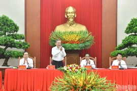 Chùm ảnh: Bộ Chính trị gặp mặt Lãnh đạo, nguyên lãnh đạo Đảng, Nhà nước