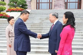 Chùm ảnh: Lễ đón Tổng Bí thư, Chủ tịch nước Tô Lâm thăm cấp Nhà nước tới Trung Quốc