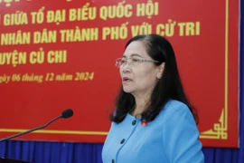 Chủ tịch HĐND TP.HCM Nguyễn Thị Lệ trả lời cử tri về gỡ vướng các dự án treo