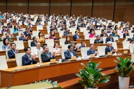 Các đại biểu tham dự Hội nghị Trung ương khóa XIII vào ngày 23 và 24-1. Ảnh: CTV