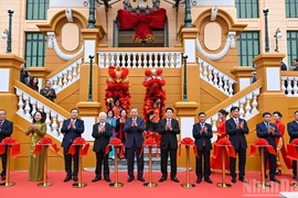 Tổng Bí thư Tô Lâm, Chủ tịch nước Lương Cường dự khánh thành trụ sở làm việc cơ quan Chủ tịch nước