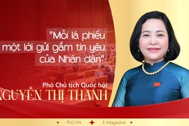 Phó Chủ tịch Quốc hội Nguyễn Thị Thanh: 'Mỗi lá phiếu là một lời gửi gắm tin yêu của Nhân dân'