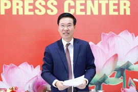 Ủy viên Bộ Chính trị, Bí thư Trung ương Đảng, Trưởng ban Tuyên giáo Trung ương Võ Văn Thưởng. Ảnh: VGP
