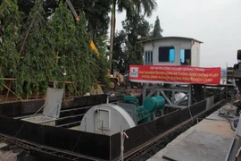 Siêu máy bơm ở đường Nguyễn Hữu Cảnh tạm ngừng hoạt động