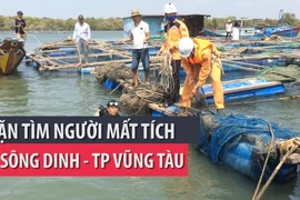 Lặn tìm người mất tích ở sông Dinh, TP Vũng Tàu