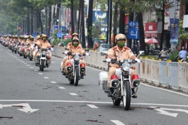 Video: Công an TP.HCM ra quân đảm bảo giao thông dịp lễ 30-4, SEA Games 31