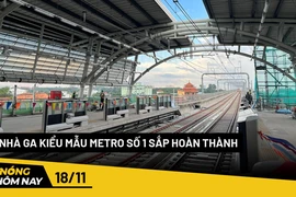 Nóng hôm nay: Nhà ga kiểu mẫu của tuyến metro số 1 sắp hoàn thành