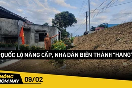 Nóng hôm nay: Quốc lộ nâng cấp, nhà dân biến thành "hang"