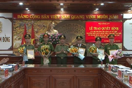 Công an tỉnh Lâm Đồng được Bộ Công an khen thưởng 