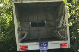 Xe tải tập lái lấn làn tông xe máy, một người tử vong tại chỗ
