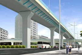 Khởi công đường trên cao đoạn Vĩnh Tuy - Ngã Tư Sở, Hà Nội