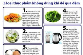 Những loại thực phẩm gây hại khi để qua đêm