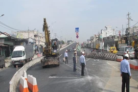 Chính thức thông xe một nhánh trên cầu vượt Gò Mây