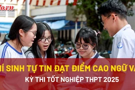 Video: Thí sinh rạng rỡ vì đề thi văn tốt nghiệp THPT 2025 vừa sức