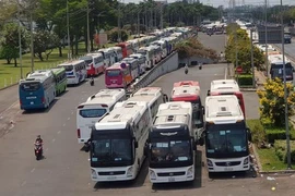 Công ty TNHH PouYuen trong những ngày dịch chưa bùng phát tại TP.HCM. Ảnh: N.TÂN