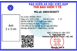thẻ BHYT mẫu mới
