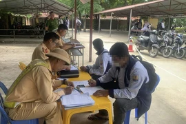 Tuần tra giao thông phát hiện 1 học sinh dương tính với ma túy