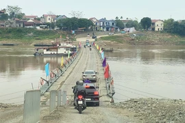 Kế hoạch tổ chức giao thông cầu phao Phong Châu đêm giao thừa Tết Ất Tỵ 2025 