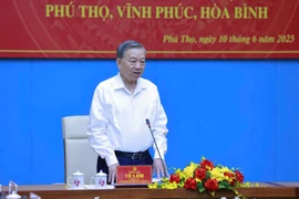 Tổng Bí thư Tô Lâm làm việc với Ban Thường vụ Tỉnh ủy Phú Thọ, Vĩnh Phúc, Hòa Bình