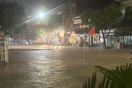 Mưa lớn gây ngập tại Phú Thọ, Thái Nguyên 
