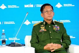 Thống tướng Min Aung Hlaing tham dự hội nghị quân sự quốc tế ở Moscow, Nga, vào ngày 22-6.