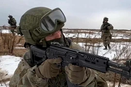 Quân đội Nga có mặt ở khu vực biên giới giữa Belarus và Ukraine.