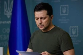 Tổng thống Ukraine Volodymyr Zelensky.