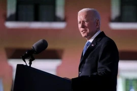 Tổng thống Mỹ Joe Biden phát biểu tại Warsaw, Ba Lan ngày 26-3.