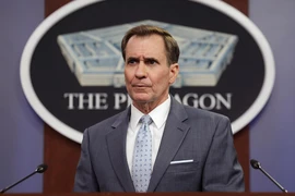 Ông John Kirby - phát ngôn viên của Hội đồng An ninh Quốc gia Mỹ.