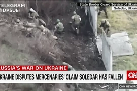 Cuộc đọ súng giữa lực lượng Nga và Ukraine tại thị trấn Soledar, thuộc huyện Bakhmut, tỉnh Donetsk.