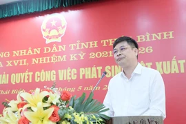 Thái Bình có tân Phó Chủ tịch UBND tỉnh