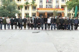 Khởi tố 18 thanh niên cầm hung khí đánh nhau ở Thái Bình