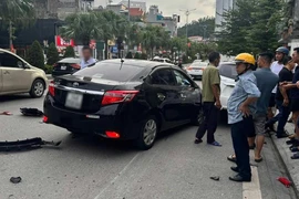 1 phó giám đốc gây tai nạn liên hoàn có nồng độ cồn vượt mức kịch khung