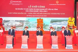 Hải Phòng khởi công 3 dự án gần 20 nghìn tỉ đồng chào mừng Đại hội XIV của Đảng