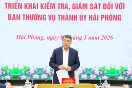 Công bố quyết định kiểm tra, giám sát của Bộ Chính trị tại Hải Phòng