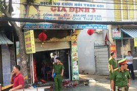 Hiện trường vụ cháy khiến gia đình 3 người chết thảm