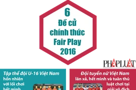 Infographic: 6 đề cử chính thức giải Fair Play 2016