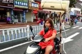 Giải pháp giảm nóng nực khi đi xe máy