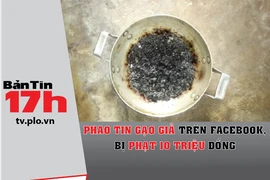 Phao tin gạo giả trên Facebook, bị phạt 10 triệu đồng