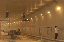 Cận cảnh hầm chui An Sương sắp đi vào hoạt động