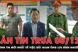 Bản tin trưa 8-12: VKS tỉnh Thái Bình thông tin vụ bắt ông Lưu Bình Nhưỡng