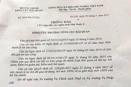 Giả mạo hải quan kêu gọi góp 20 tỉ mua ô tô