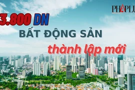 Hơn 3.800 doanh nghiệp bất động sản thành lập mới trong 10 tháng